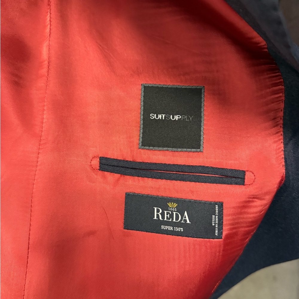 Suitsupply Red Lined Blazer
